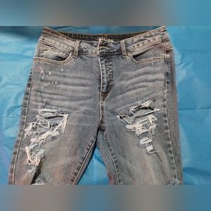 Time n True Torn Light Skinny Jeans